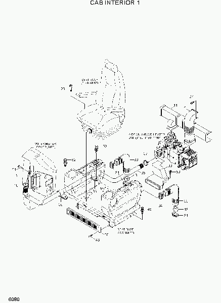 6080  CAB INTERIOR 1   Hyundai R800LC-7A