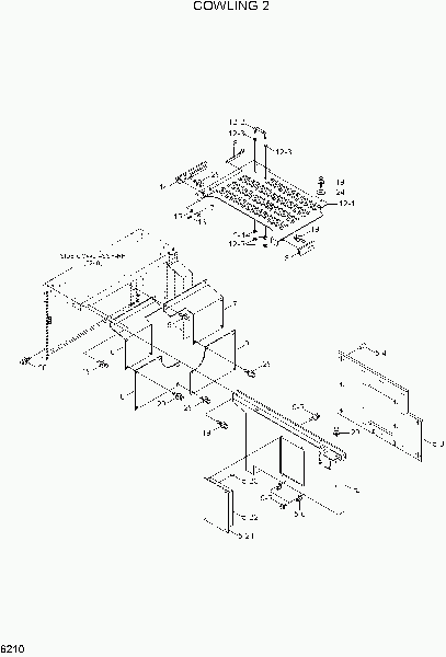 6210  COWLING 2   Hyundai R800LC-7A