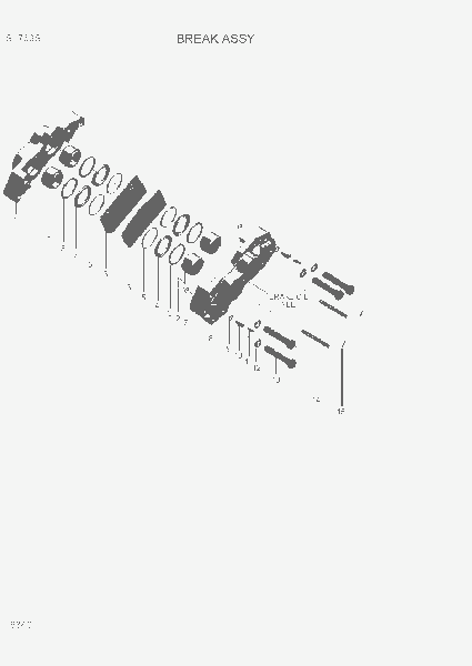 6340 BRAKE ASSY